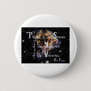 De fysica is de Wetenschap Ronde Button 5,7 Cm