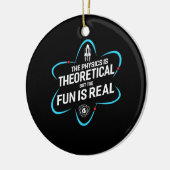 De fysica is theoretisch, maar de vun is echt keramisch ornament (Links)