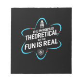 De fysica is theoretisch, maar de vun is echt notitieblok (Voorkant)