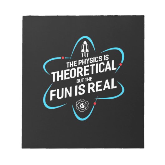 De fysica is theoretisch, maar de vun is echt notitieblok (Voorkant)