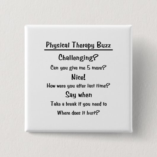 De fysieke Button van het Gezoem van de Therapie (Voorkant)