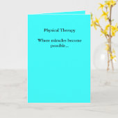 De fysieke mirakelen TherapyWhere worden Kaart (Gele Bloem)
