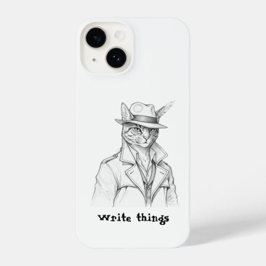De G.O.A.T. Detective Telefoonhoes iPhone Hoesje (Achterkant)