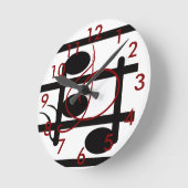 De G-sleutel van de Muzieknoten van de Musici van Ronde Klok (Hoek)