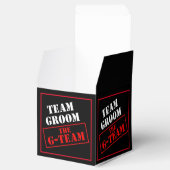 De G-Team Bruidegom Kubus Bedankdoosjes (Geopend)