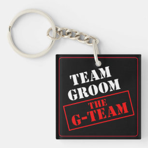 De G-Team Bruidegom Sleutelhanger