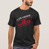De G-Team Bruidegom T-shirt (Voorkant)