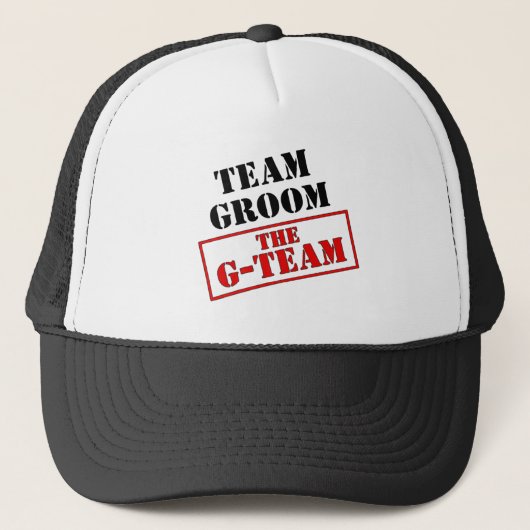 De G-Team Team Groom Trucker Pet (Voorkant)