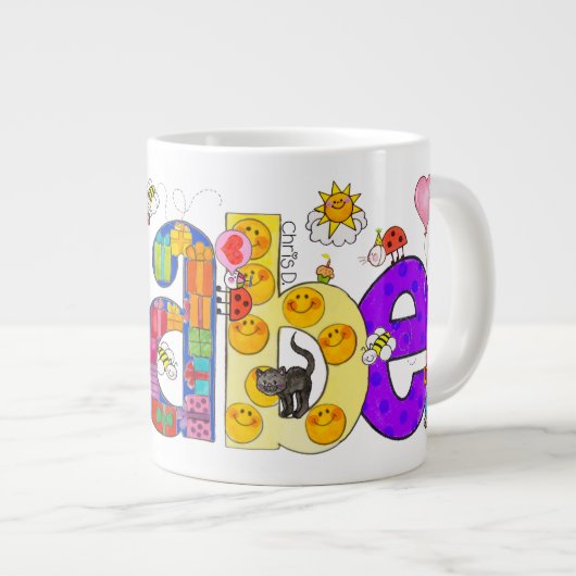 De Gabe Jumbo-Mok Grote Koffiekop (Voorkant rechts)