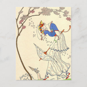 De gal van George Barbier Briefkaart