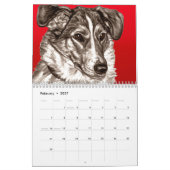 De Galactic Groundhog's Pet Portretkalender Kalender (Feb 2027)