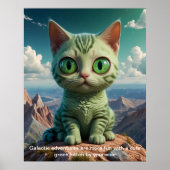 De galactische avonturen van Green Kitten Poster (Voorkant)