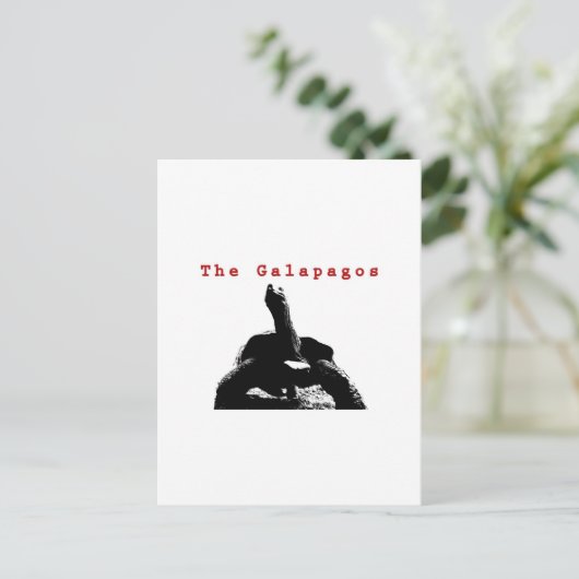 De Galapagos Briefkaart (Staand voorkant)