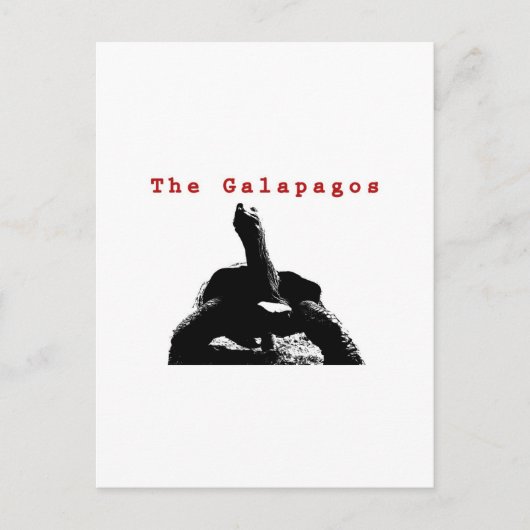 De Galapagos Briefkaart (Voorkant)