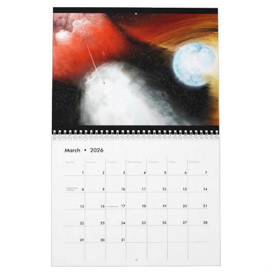 DE GALAXY-kalender Kalender (Mar 2026)
