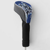 De Galaxy Knight    Golfheadcover (Schuin)
