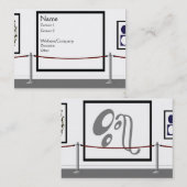 De galerij visitekaartje (Voorkant / Achterkant)