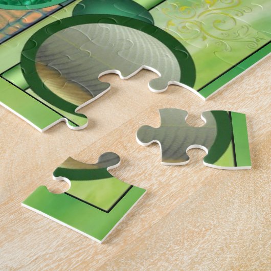 De galerijpuzzel legpuzzel (Zijkant)