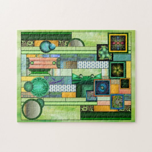 De galerijpuzzel legpuzzel (Horizontaal)