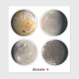 De Galilean Moons Sticker Sheet