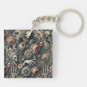 De Gambiet van de Ghoul – Gotisch Victoriaans Sleutelhanger (Achterkant)