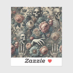 De Gambiet van de Ghoul – Gotisch Victoriaans Sticker