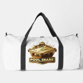 De game beheersen: Pool Shark-logo op pooltafel Plunjezak (Voorkant)