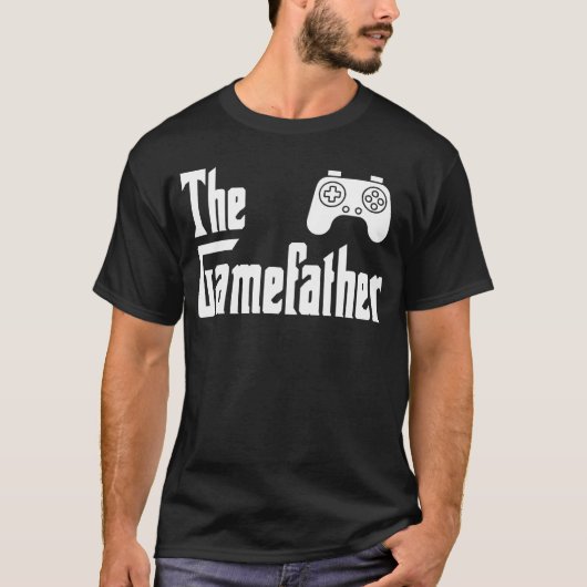 De Game Vader Sarcastisch Grappig Gamen Kerst Cade T-shirt (Voorkant)