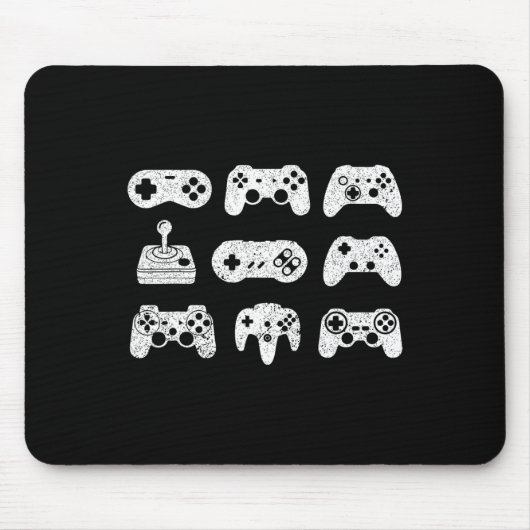 De game van de Dingen Video Game Controller bestur Muismat (Voorkant)