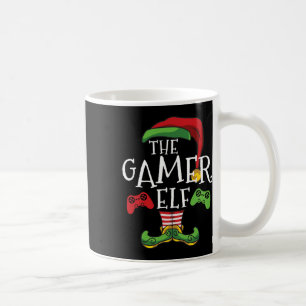 De gamer elf bijpassende familie kerst grappige co koffiemok