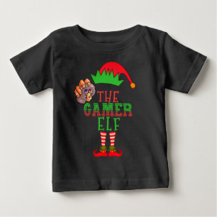 De gamer Elf kerstfamilie komt overeen met Pajama