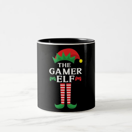 De Gamer Elf-Mok Tweekleurige Koffiemok (Center)