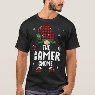 De Gamer Gnome Buffalo Pset Matching Family Chri T-shirt