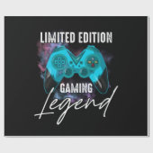 De gaminglegger voor gamervideogame cadeaupapier (Vlak)