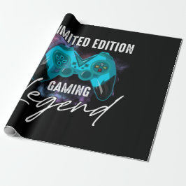 De gaminglegger voor gamervideogame cadeaupapier