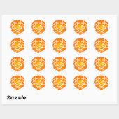 DE GANESH LIEFDE RONDE STICKER (Vel)