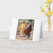 De gang aan emmaus kaart (Gele Bloem)