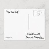 De Gang CricketDiane van de Nacht van de Stad van Briefkaart (Achterkant)