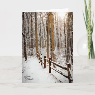 De Gang van de winter (5.0) Feestdagen Kaart