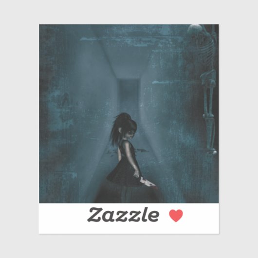 De gang van het stille geschreeuw sticker (Vel)