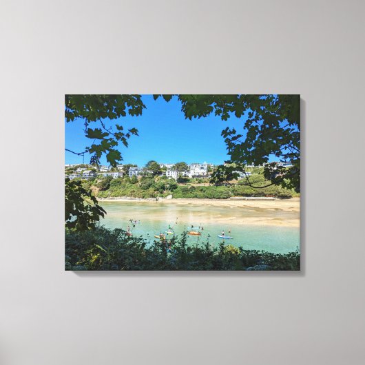 De Gannel Paddle Boarders Canvas Afdruk (Voorkant)