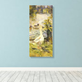 De Gans (door Berthe Morisot) Canvas Afdruk (Insitu (Houten vloer))