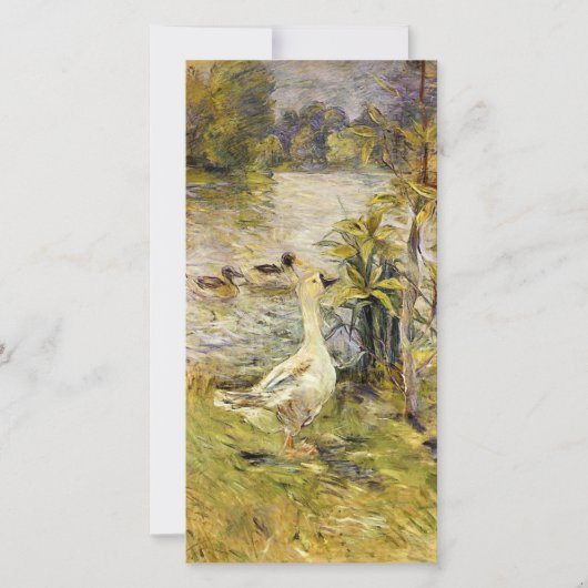 De Gans (door Berthe Morisot) Kaart (Voorkant)