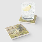 De Gans (door Berthe Morisot) Stenen Onderzetter (Zijkant)