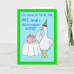 De Gans van de verjaardag Kaart