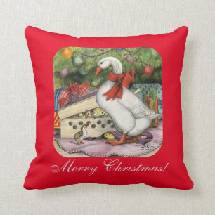 De Gans van Kerstmis Kussen