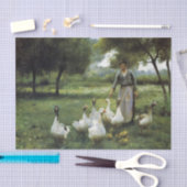 De Ganzen begeleiden door Therese Cotard-Dupre Tissuepapier (Craft)