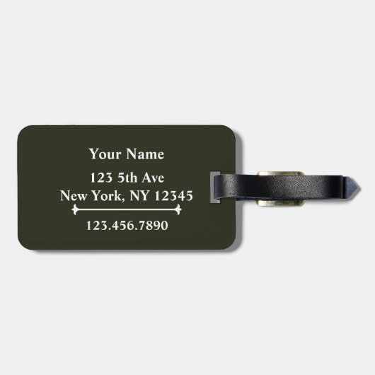 De Gapstow Bridge van Central Park Bagagelabel (Achterkant horizontaal)