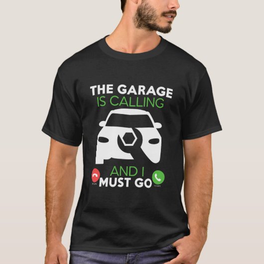 De Garage belt en ik moet voor gaan T-shirt (Voorkant)