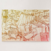 De garage legpuzzel (Horizontaal)